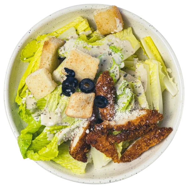 Caesar Salad Crispy Fillet Chicken 600x600